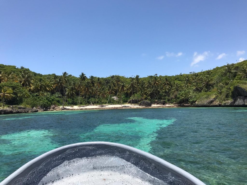 Una playa en Las Galeras.