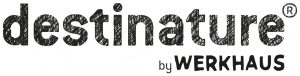 Logo destinature Dorf mit WERKHAUS