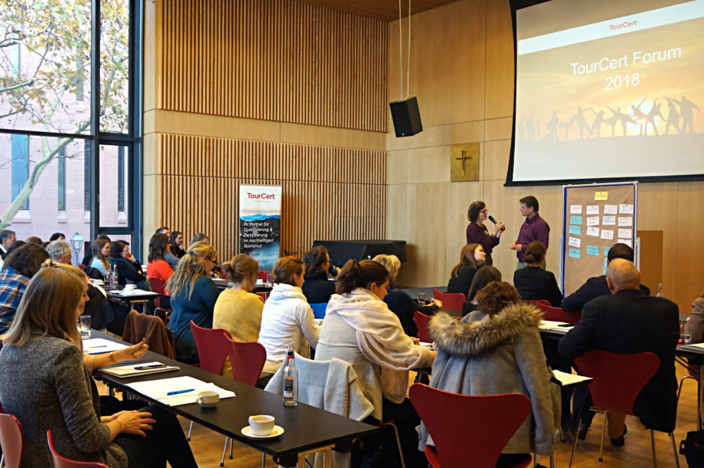Während der Veranstaltung TourCert Forum 2018