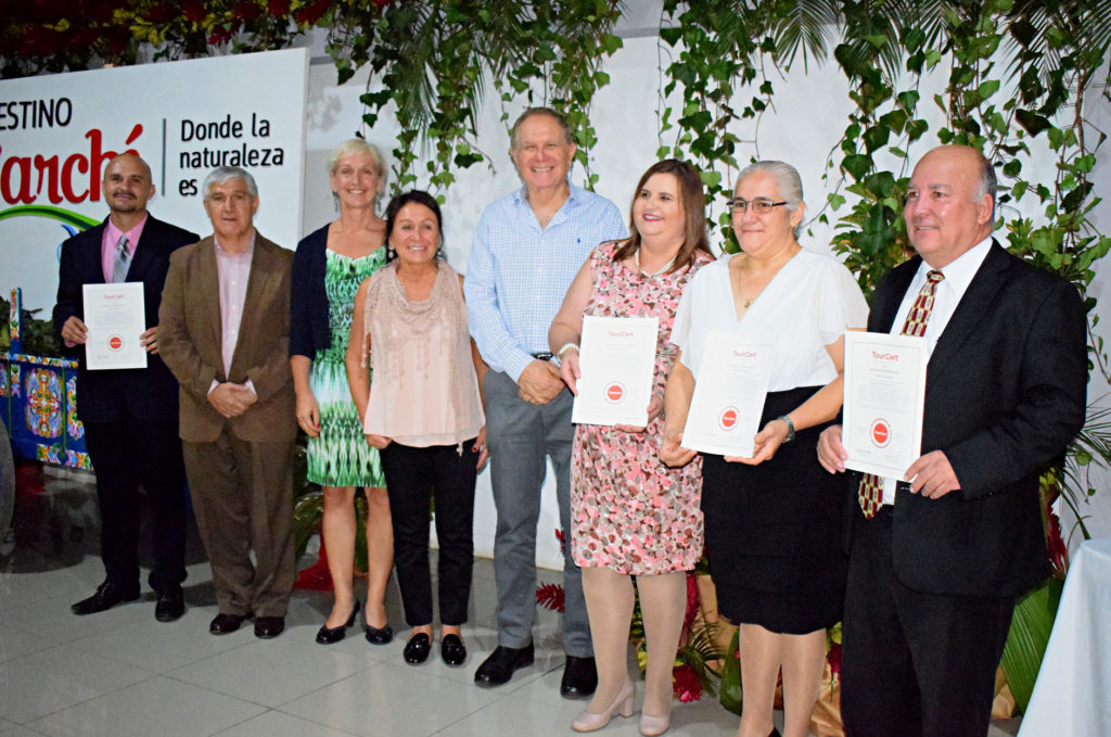 Die Destination Sarchi feiert ihre Zertifizierungsübergabe 