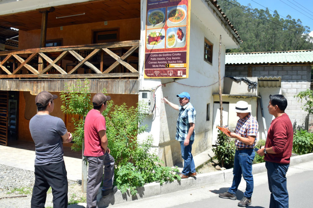 Umweltbegehung beim Restaurant Bioyanuncay